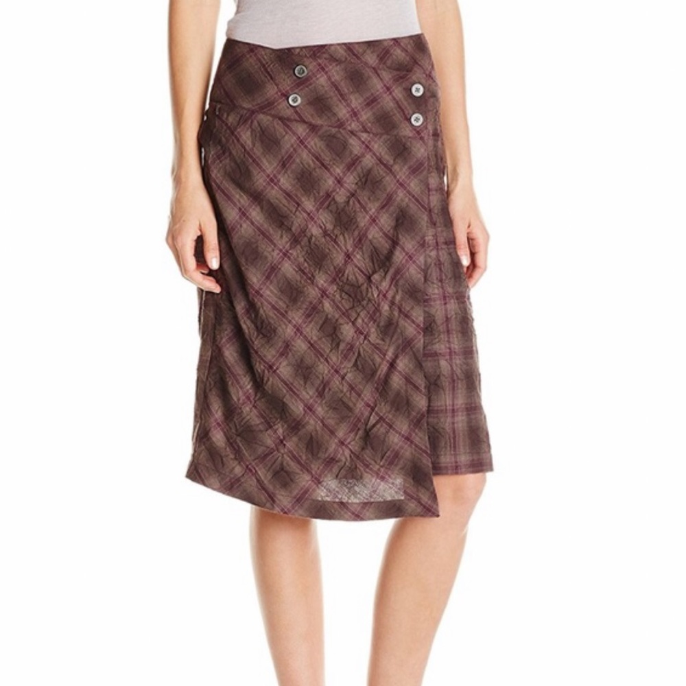 Royal Robbins ‘Blackberry’ crimped flannel skirt - Picture 1 of 16